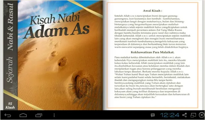 Sejarah 25 Nabi dan Rasul android App screenshot 0